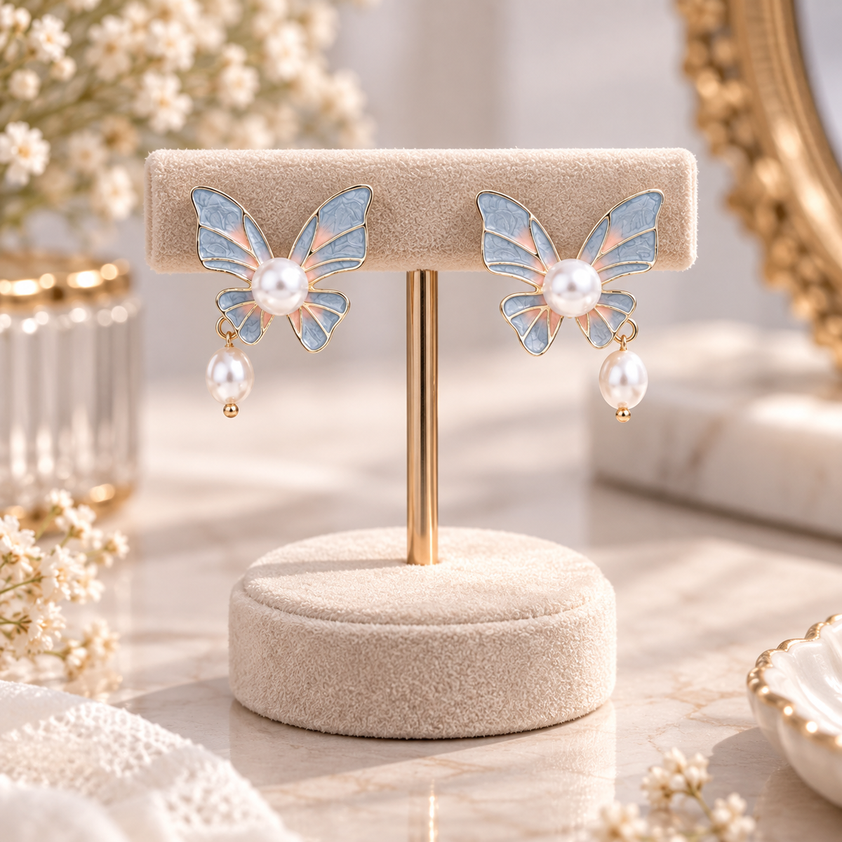 TITLIYA Korean Unique Butterfly Earrings