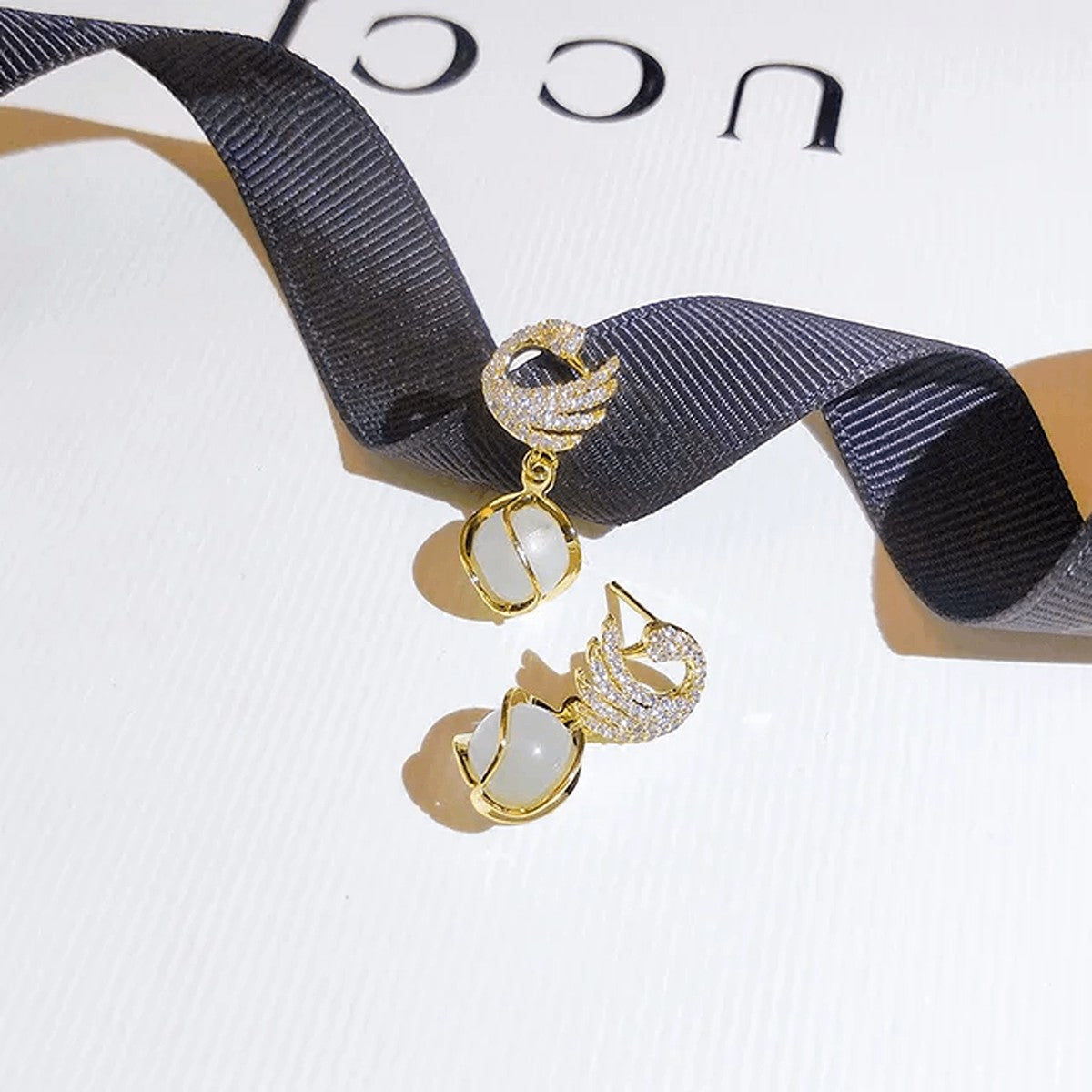 Dove Shape Earrings Titliya