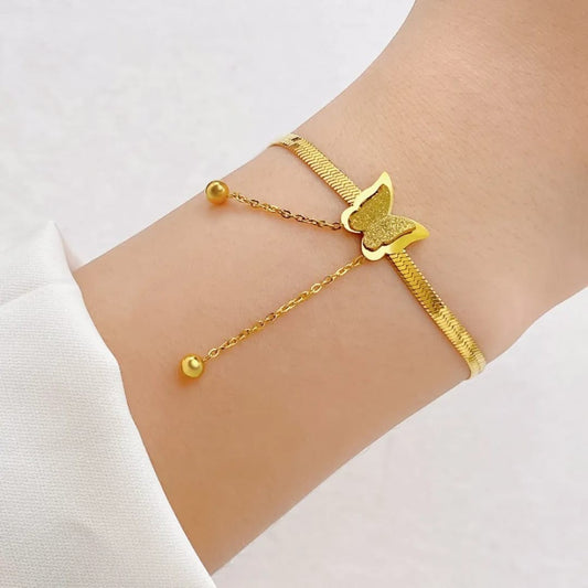 Glitter Butterfly Bracelet Titliya