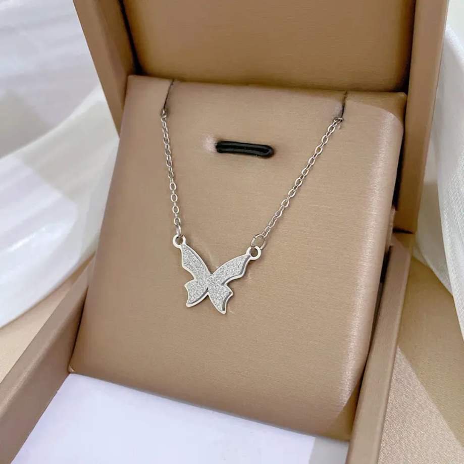 Hallmark Stainless Steel Butterfly Necklace Titliya