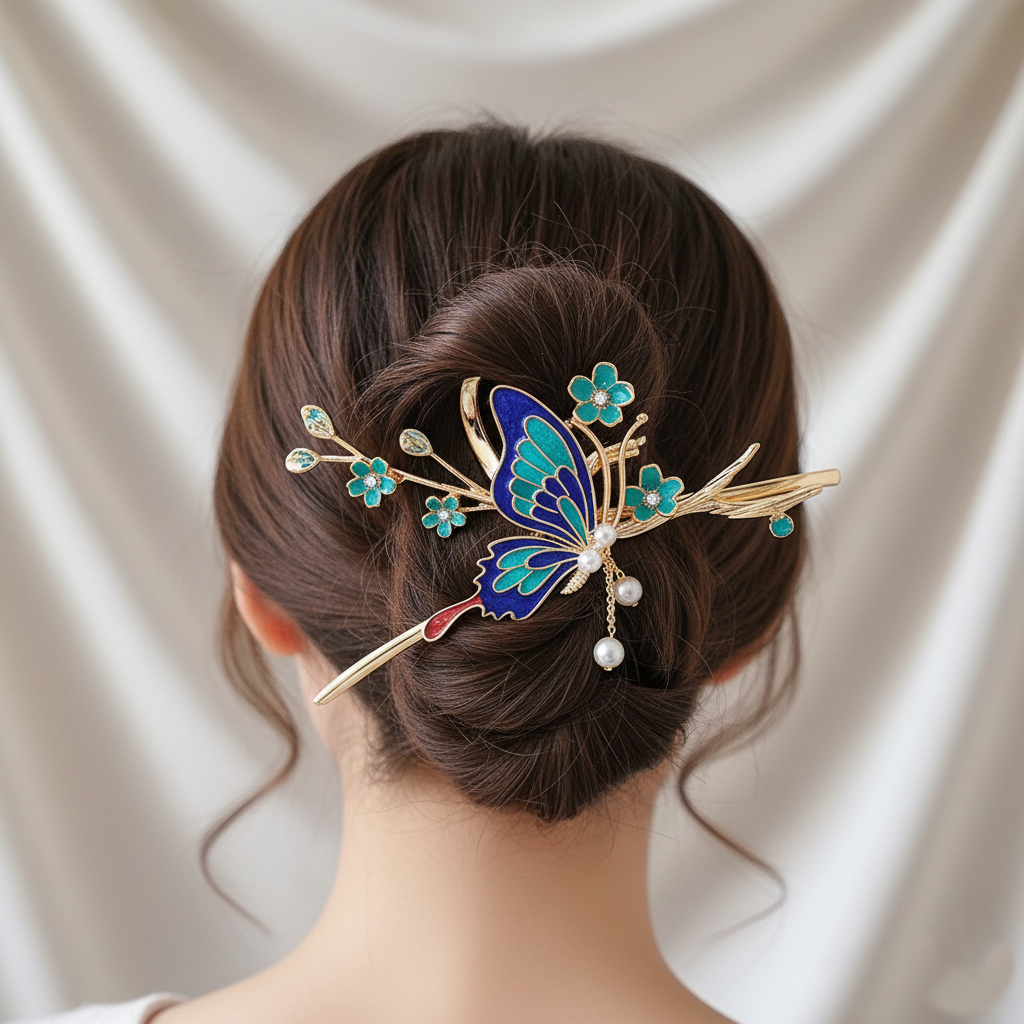 Butterfly Hair Clips - TITLIYA