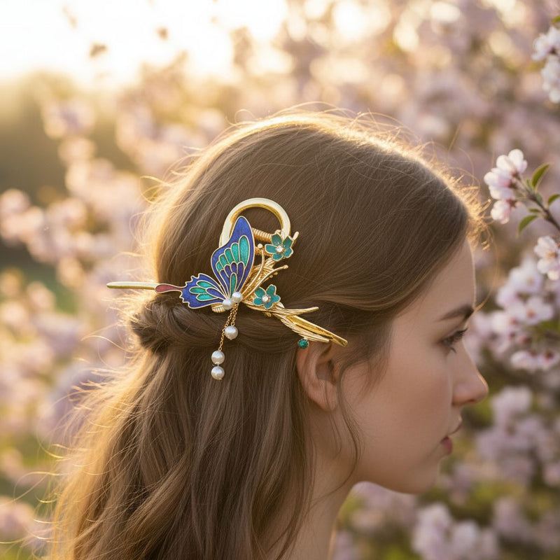 Butterfly Hair Clips - TITLIYA