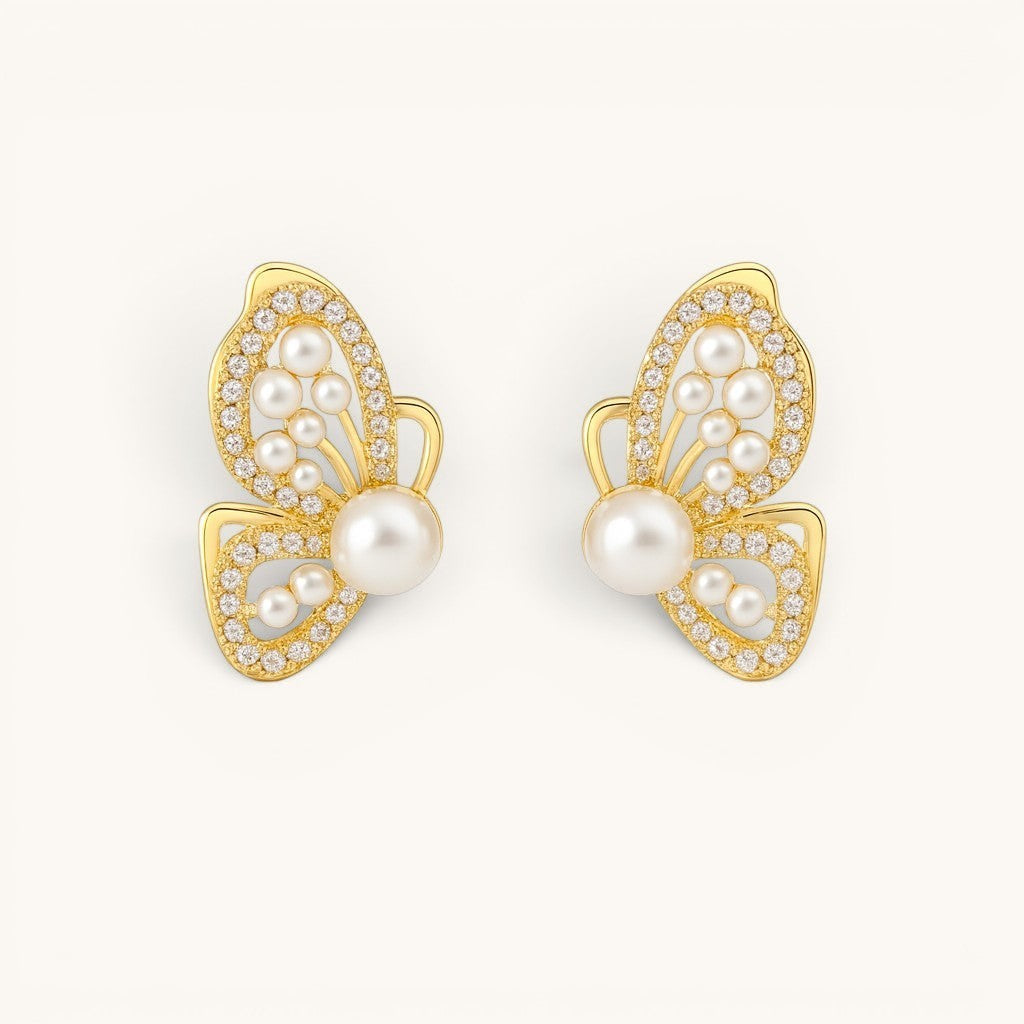 Korean-style stud earrings collection