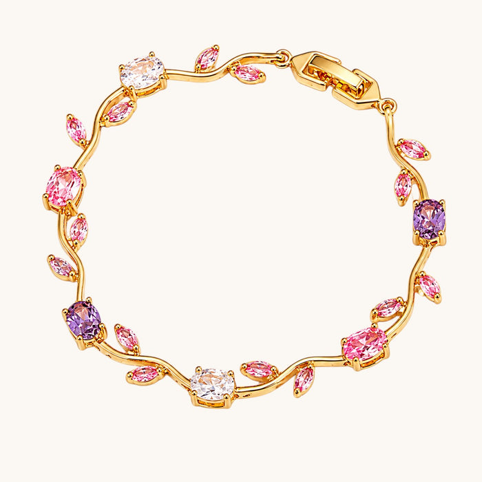 TITLIYA Korean Multicolour Tulip Bracelet for Women