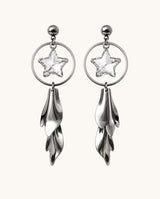 TITLIYA Korean Crystal Star Drop Earrings