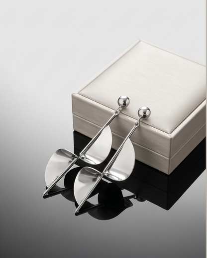 Modern Geometric Drop Earrings