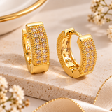TITLIYA Korean Gold Plated Mini Stone Earrings