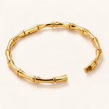 TITLIYA Korean Style Gold Tone Bamboo Bracelet for Women