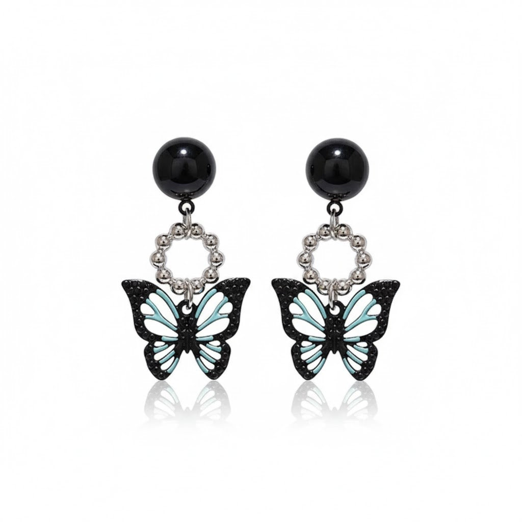 Acrylic Korean Style Butterfly Earrings Titliya