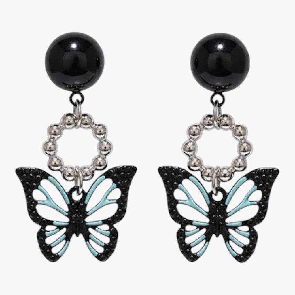 Acrylic Korean Style Butterfly Earrings Titliya