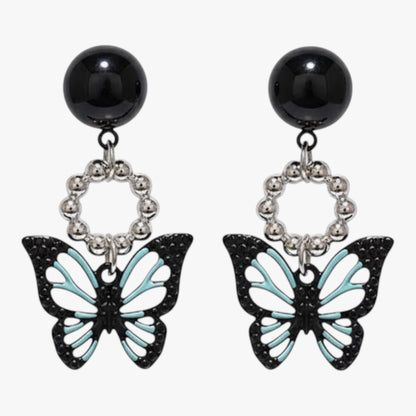Acrylic Korean Style Butterfly Earrings Titliya