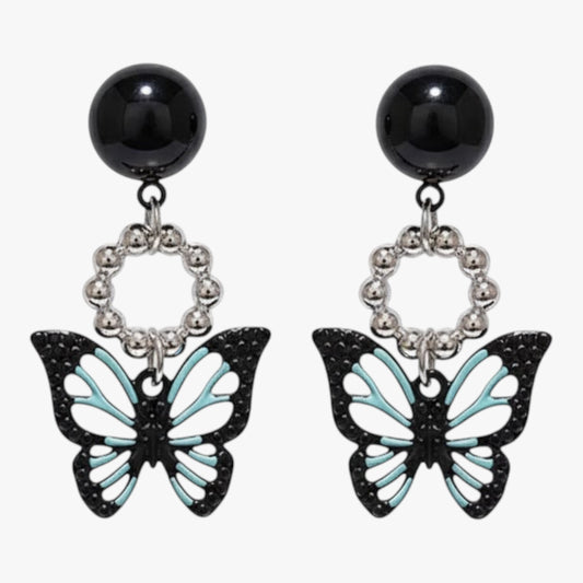 Acrylic Korean Style Butterfly Earrings Titliya