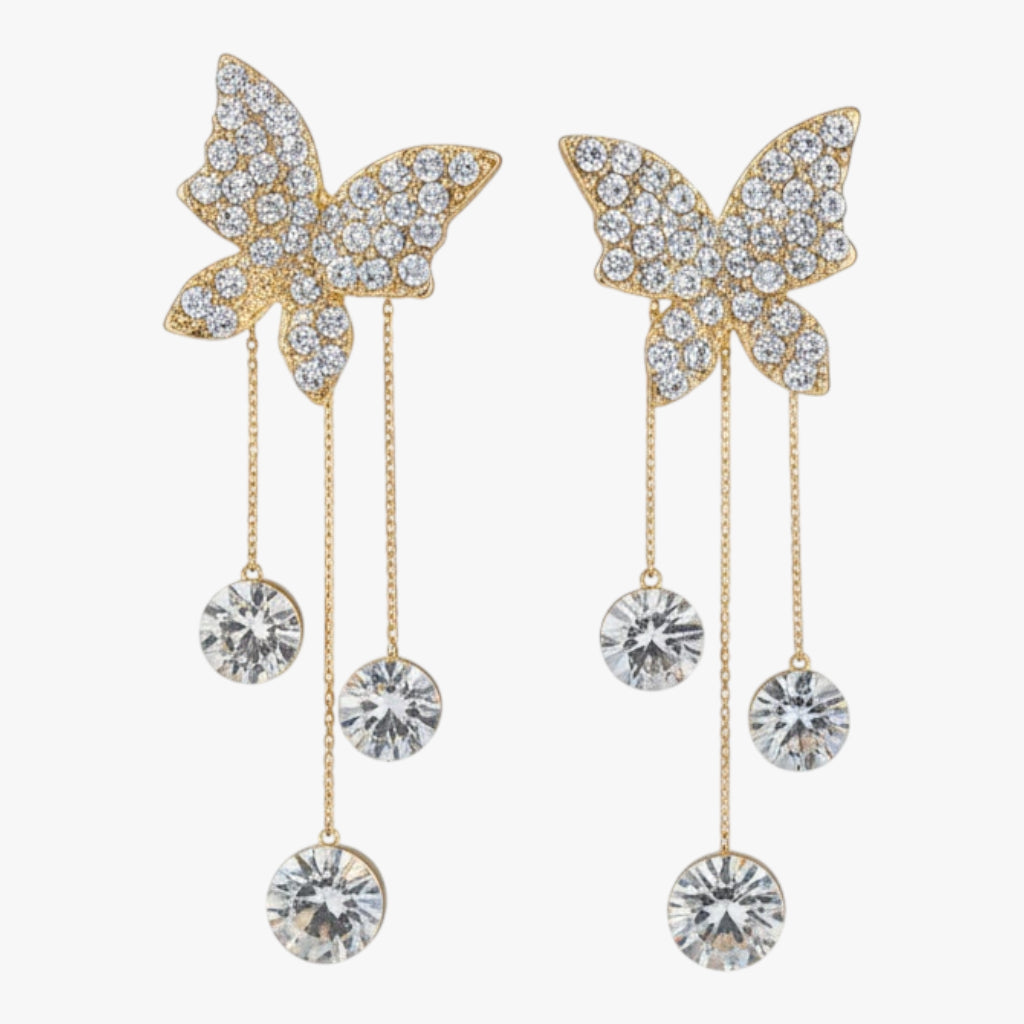 Butterfly Dangle Earrings (Korean Style) Titliya