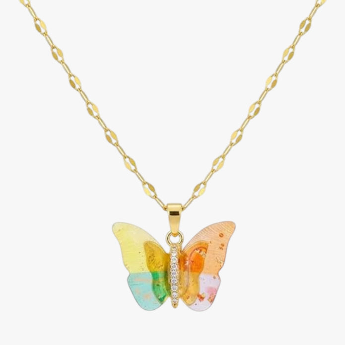 Colourful Butterfly Pendant for Girls
