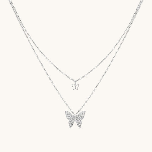 Delicate Butterfly Chain Necklace Titliya