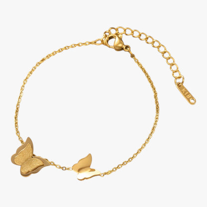 Glitter Butterfly Chain Bracelet Titliya