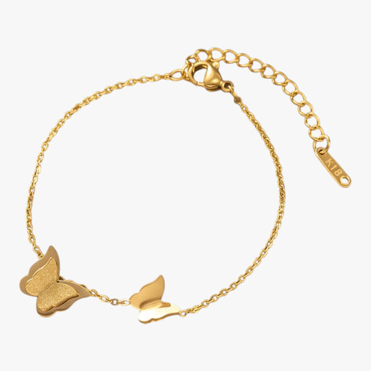 Glitter Butterfly Chain Bracelet Titliya