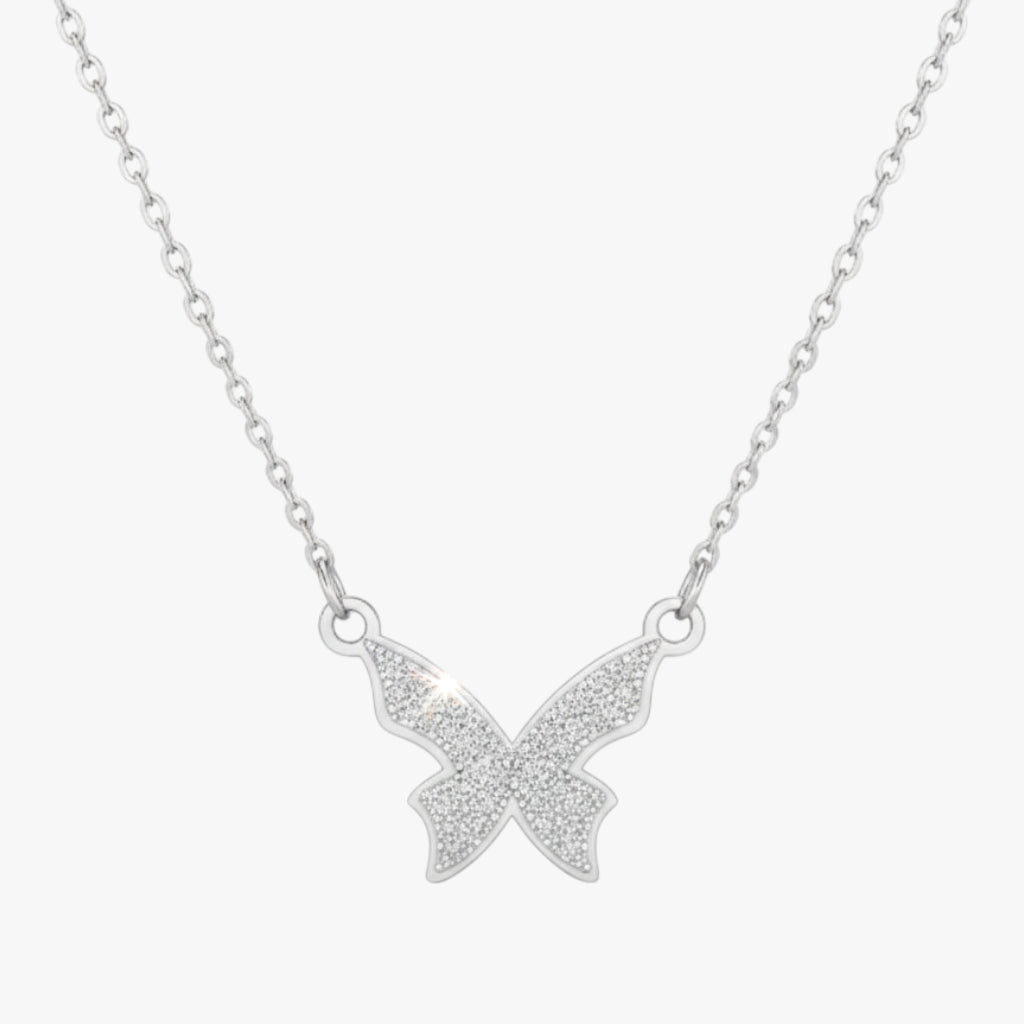 Hallmark Stainless Steel Butterfly Necklace Titliya