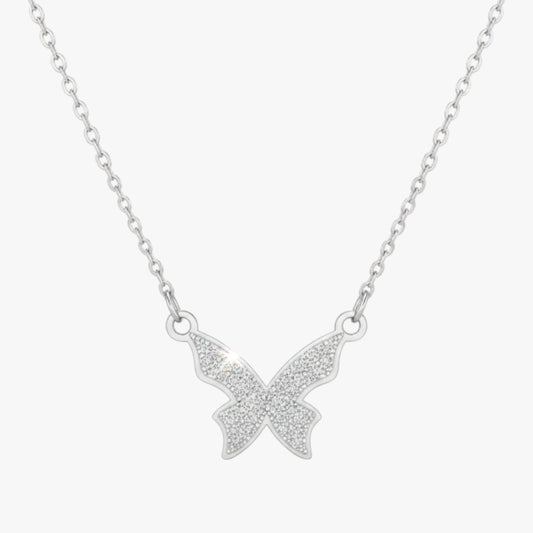 Hallmark Stainless Steel Butterfly Necklace Titliya