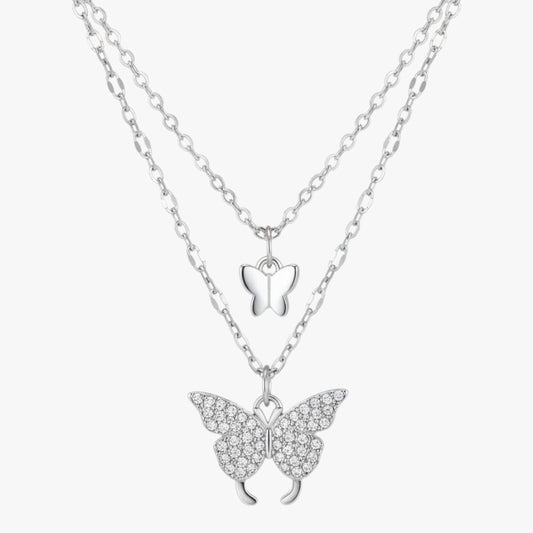 Mini Twin Butterfly Necklace Titliya