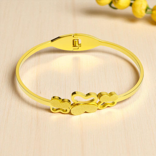 Premium Gold Plated Butterfly Bracelet - TITLIYA
