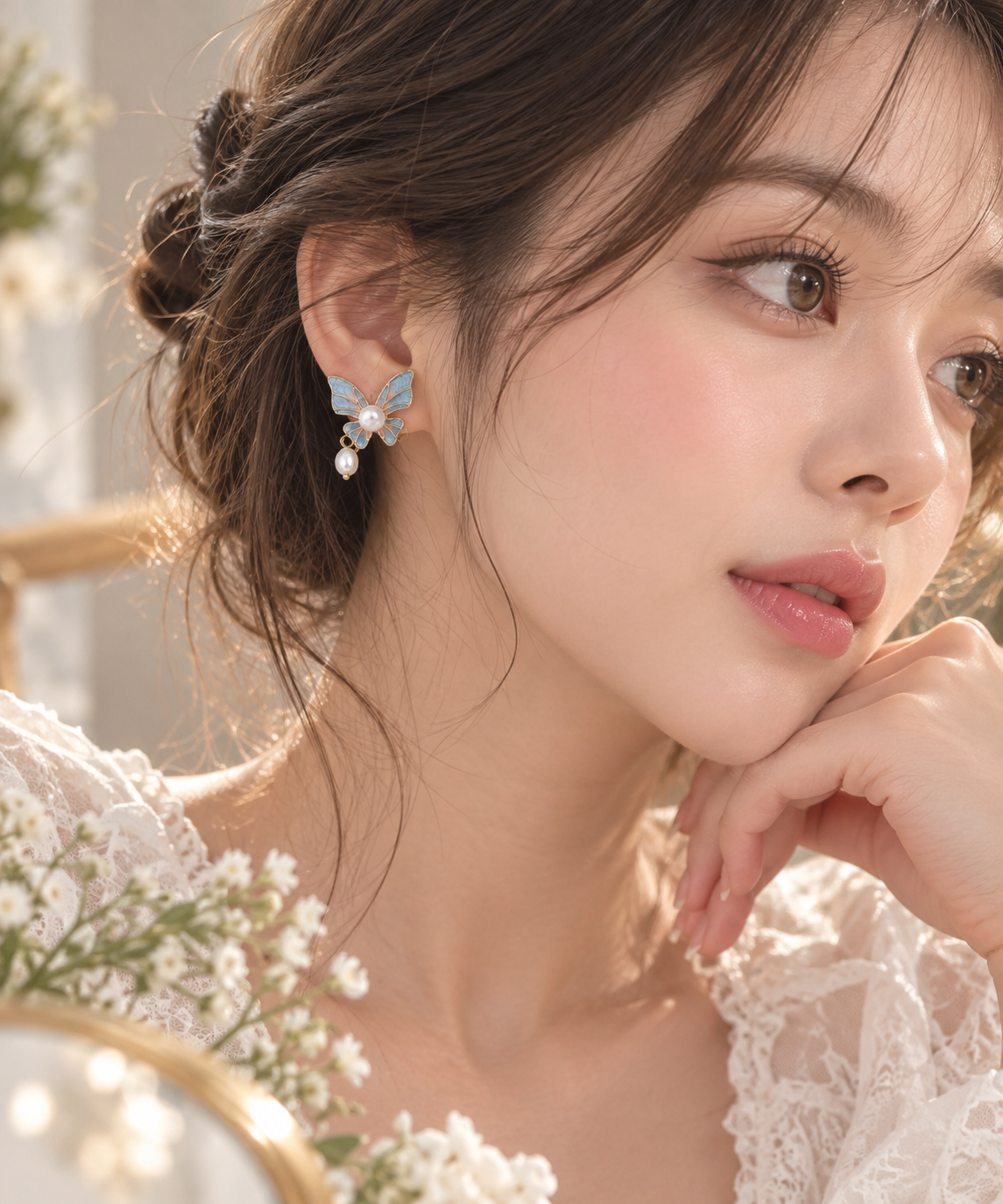 TITLIYA Korean Unique Butterfly Earrings