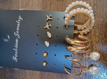 Six Pair Of Earrings Combo Titliya