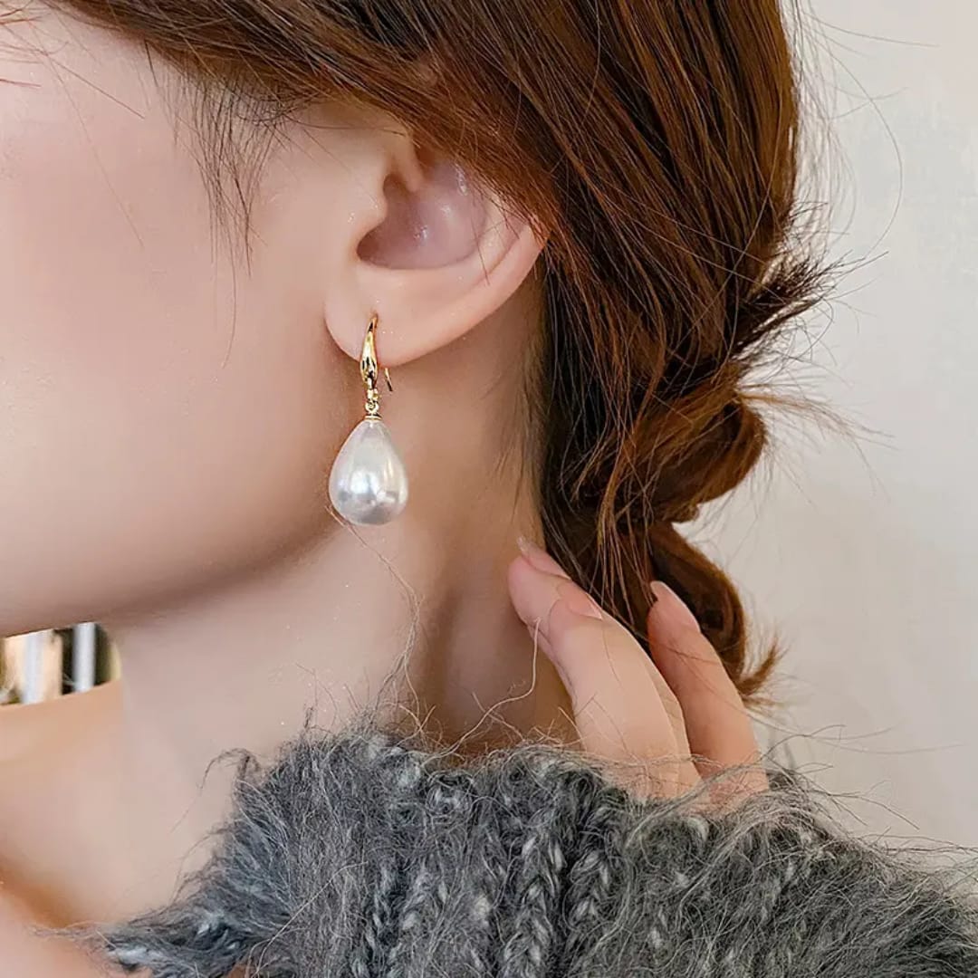 TITLIYA Korean Earrings Combo Set of 4 – Anti-Tarnish Pearl, Floral & Crystal Earrings