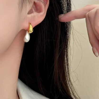 TITLIYA Korean Pearl Earrings Combo Set of 4 – Bow, Heart & Crystal Designs
