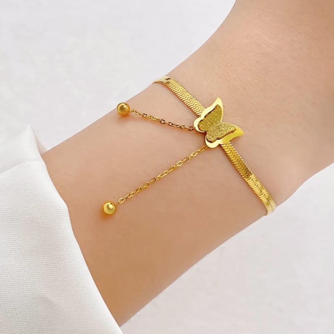 Glitter Butterfly Bracelet Titliya