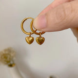 TITLIYA Korean Twisted Gold Hoop Earrings for Women