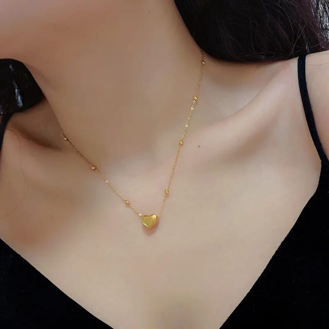 Mini Balls Heart Pendant Necklace Titliya