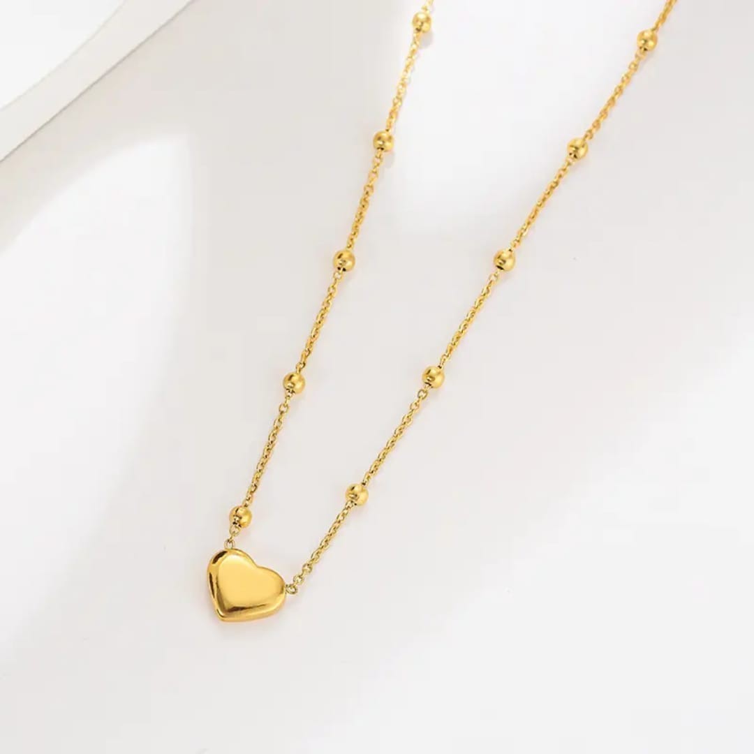 Mini Balls Heart Pendant Necklace Titliya