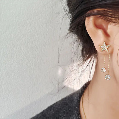 TITLIYA Korean Earrings Combo Set of 4 – Anti-Tarnish Pearl, Floral & Crystal Earrings