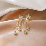 TITLIYA Korean Earrings Combo Set of 4 – Anti-Tarnish Pearl, Floral & Crystal Earrings