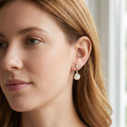 TITLIYA Korean Style Star Drop Earrings for Women