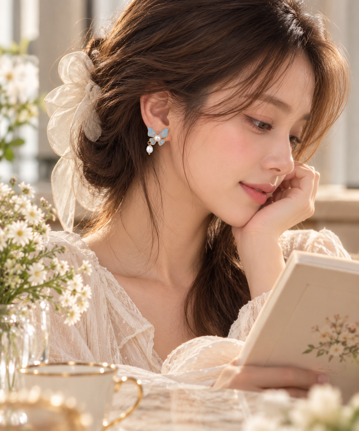 TITLIYA Korean Unique Butterfly Earrings