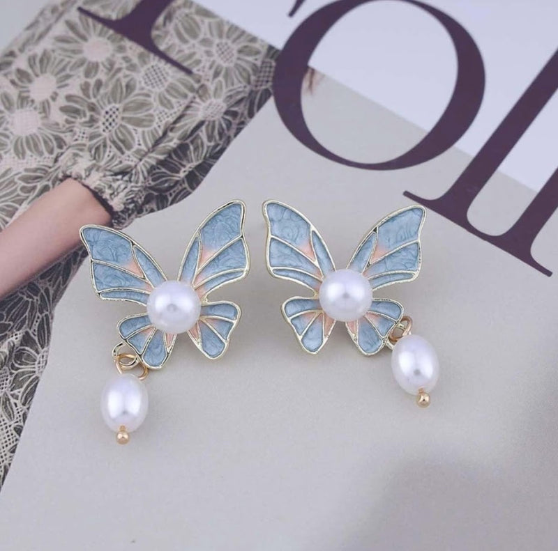 Unique Korean Style Butterfly Earrings