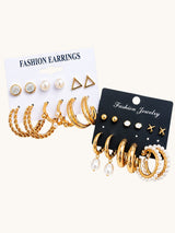 TITLIYA Korean Earrings Combo Set of 12 Pairs