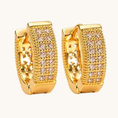 TITLIYA Korean Gold Plated Mini Stone Earrings