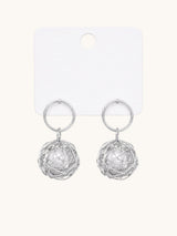 TITLIYA Korean Pearl Wire Ball Hoop Earrings