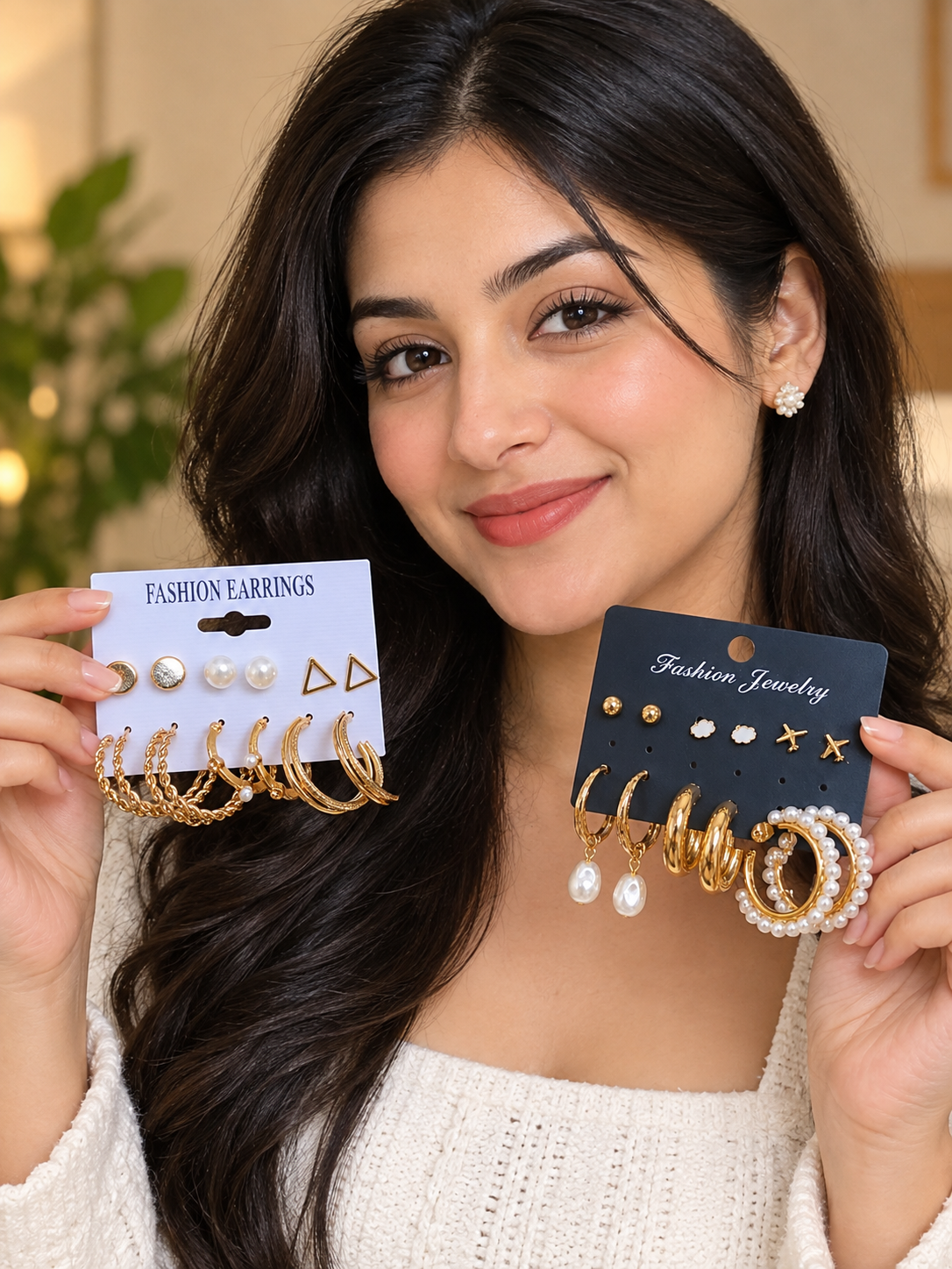 TITLIYA Korean Earrings Combo Set of 12 Pairs