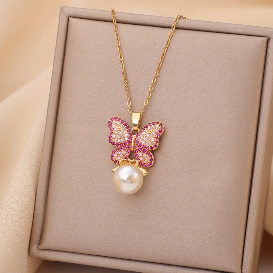 Enchanted Unique Butterfly Pendant Titliya
