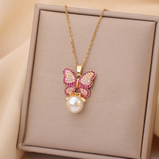 Enchanted Unique Butterfly Pendant Titliya