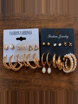 TITLIYA Korean Earrings Combo Set of 12 Pairs