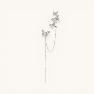 Gold Butterfly Ear Climber