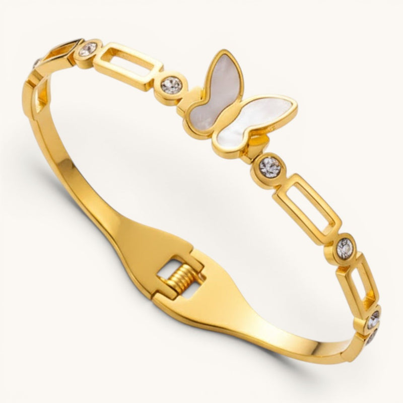 Butterfly Shape Bracelet Gold Plated Premium Design
