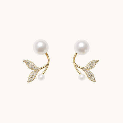 Butterfly Shape Korean Pearl Earring