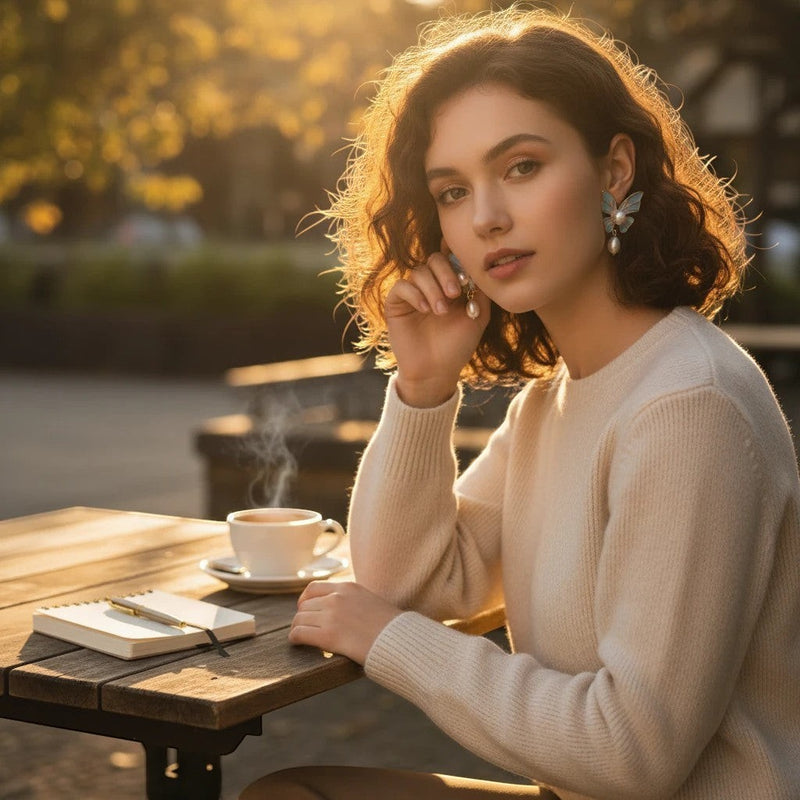Unique Korean Style Butterfly Earrings