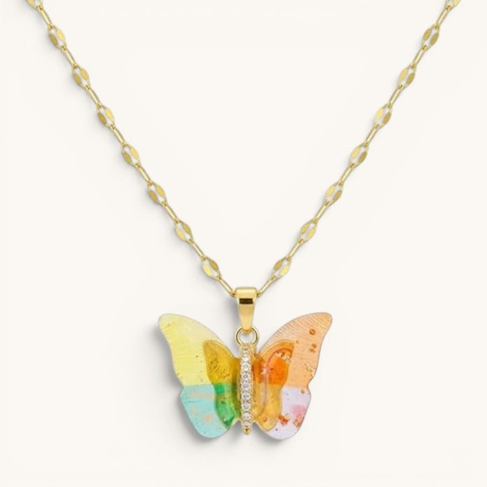 Colourful Butterfly Pendant for Girls